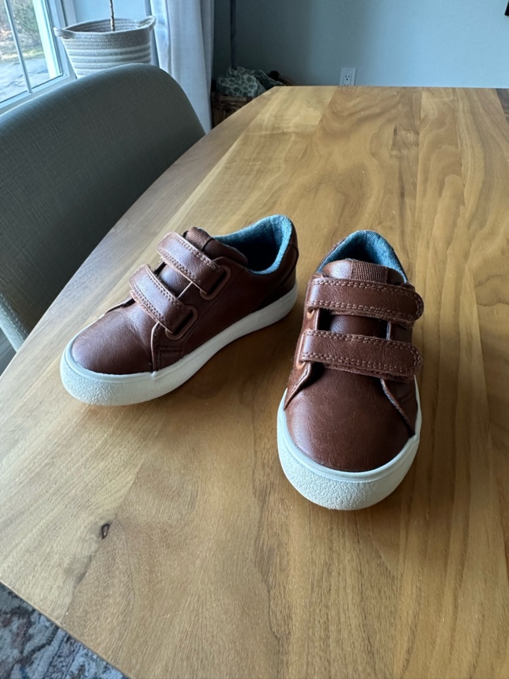 Cat & Jack Brown Velcro Casual Sneakers for Kids